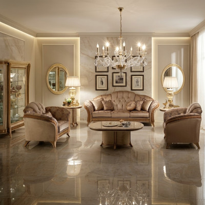 Classe di lusso 2+1 Set di divani in stile italiano arredoclassic™ Nuovo