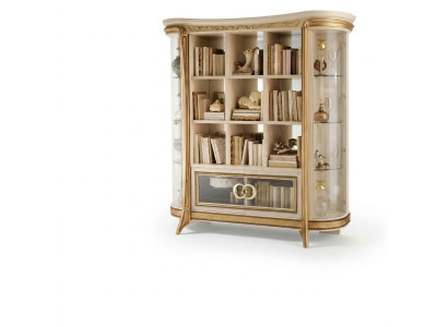 Libreria Armadio Vetrina XXL Mobili di design di lusso Barocco Rococò