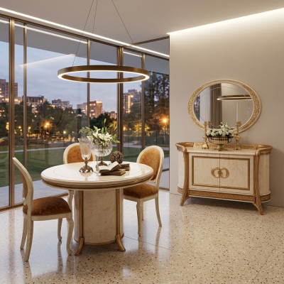 arredoclassic™ Comò Specchio Madia XXL Credenza Lowboard Legno