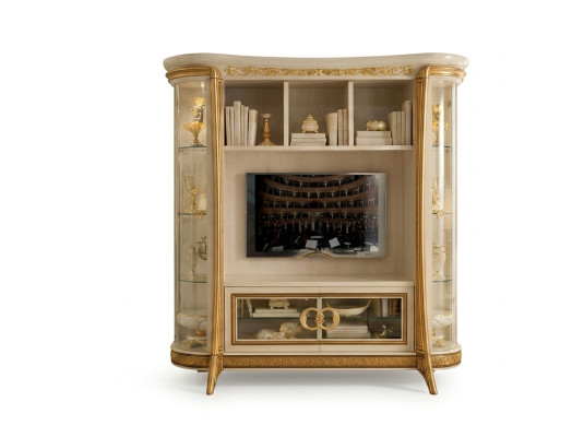 Armadio Armadio multimediale Barocco Rococò Art Nouveau antico Mobili di design
