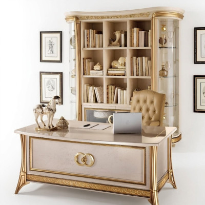 Scrivania tavolo ufficio mobili di design barocco rococò stile Liberty