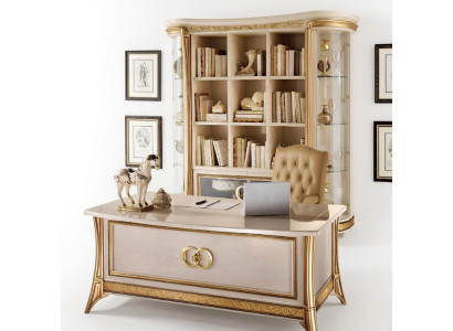 Scrivania tavolo ufficio mobili di design barocco rococò stile Liberty