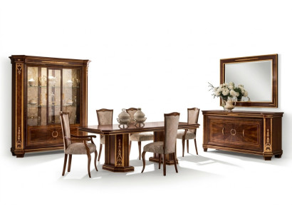 8 Set di sedie Sedie da pranzo Set di mobili in stile Jugendstil con schienale