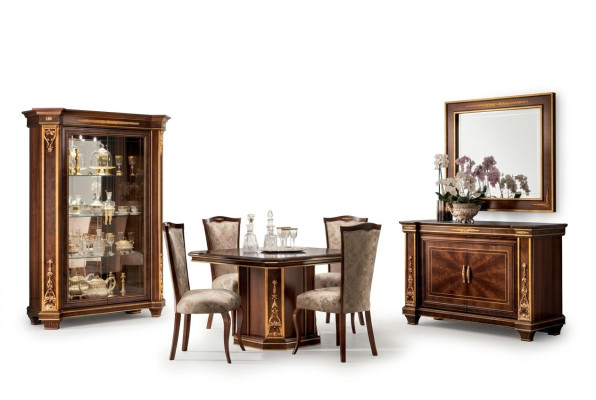 Tavolo in legno di design classico Tavoli Tavoli Barocco Rococò Stile antico Mobili