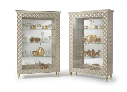 VETRINA Armadio Armadio in vetro Mobili di design Decorazioni Stile rococò Barocco Art Nouveau