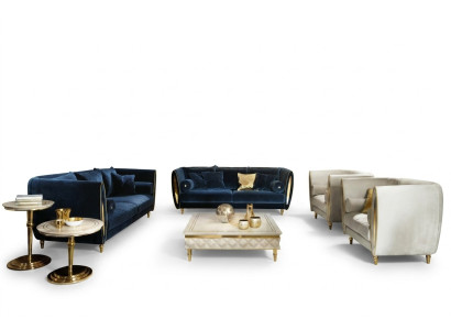 Classe di lusso 3+2 Set di divani in stile italiano Divano Nuovo