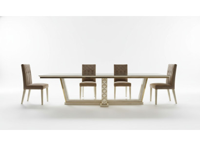 Tavolo da pranzo, tavolo da conferenza, tavolo XXL stile Rococò, Barocco, Jugendstil, lusso reale