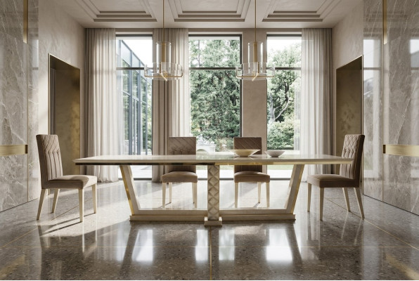 Sala da pranzo + 6 sedie + cassettiera specchio 2x vetrina tavolo da pranzo set da 11 pezzi garniture