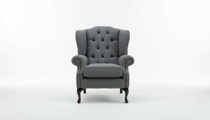 Chesterfield Design Divani in stile lusso in tessuto Tessuto Poltrone Letto 1 posto Divano Imbottito