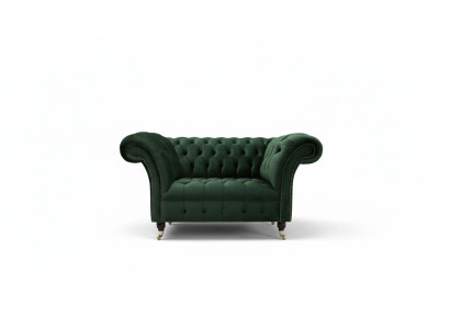 Chesterfield Design Divano Poltrona Divano Imbottito Lusso Tessuto Divani Singoli #103