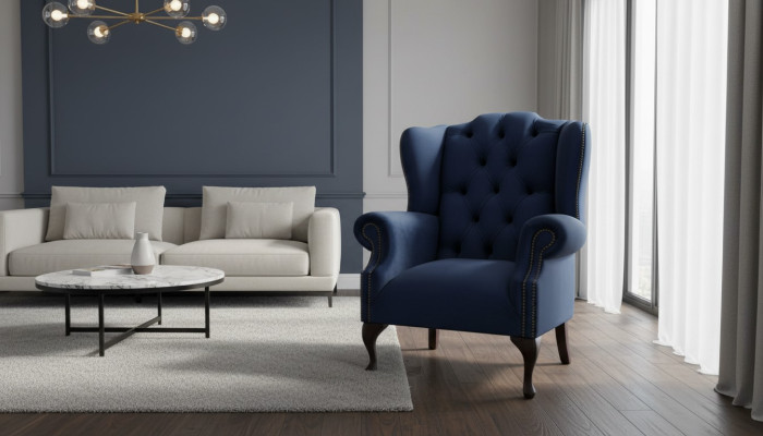 Chesterfield poltrona con poggiatesta, poltrona, imbottita, divano, divano, relax, TV, nuovo #1