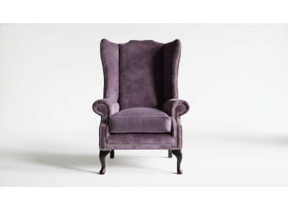 Chesterfield poltrona ad ala ad un posto divano imbottita in pelle tessuto divano.