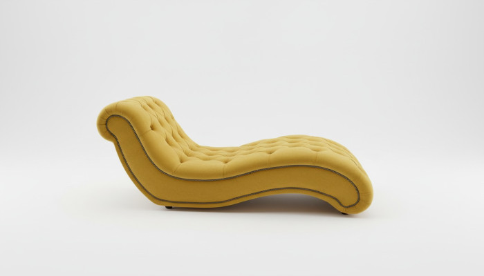 Chesterfield Divano Chaise Longue Letto Chaise Club Relax Letti in Pelle