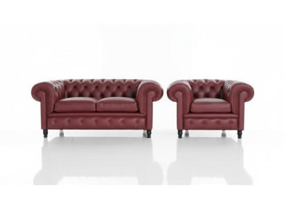 Divano Chesterfield imbottito a 2 e 1 posti, set di divani imbottiti per mobili da soggiorno, divani.