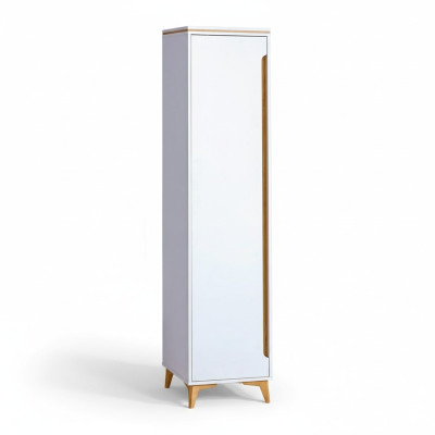 Armadio guardaroba Armadio alto Collezione soggiorno moderno Scaffale Scaffali Vetrina