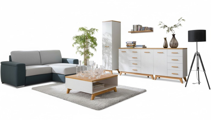 Set soggiorno tavolino comò TV tavolo comò parete