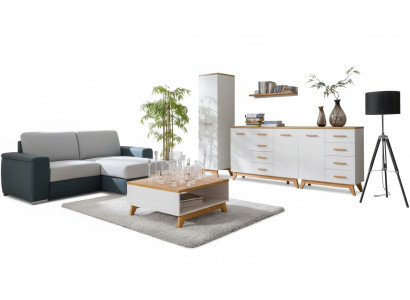 Set soggiorno tavolino comò TV tavolo comò parete
