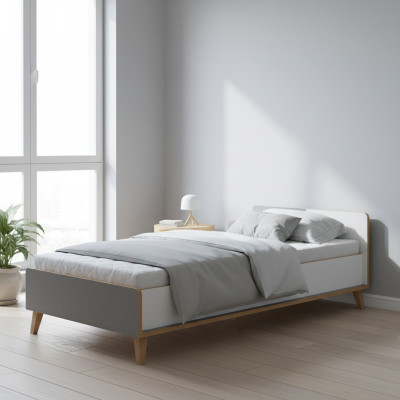 Letto Struttura letto Collezione camera per ragazzi Camera per bambini Legno moderno Letti Nuovi