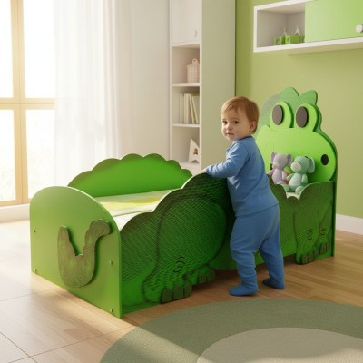 Dino Grande lettino con materasso letto per bambini camera da letto per bambini Letti per bambini