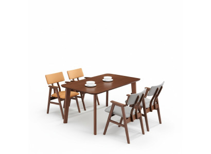 Sedia 1x Sala da pranzo Club Sedie Sedia imbottita Poltrona Legno Lounge Italia Designer