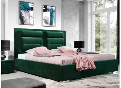 Letto design Camera da letto Letti Tessuto Pelle Hotel Lusso Imbottito Velluto
