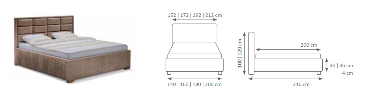 Letto da designer, letti per la camera da letto, tessuto, pelle, hotel, lusso, velluto, imbottiti.
