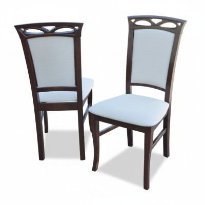4x Set di sedie da designer per sala da pranzo con schienale imbottito completo di sedute