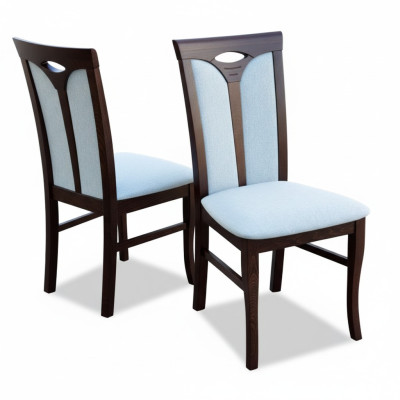 4x set di sedie Chesterfield con imbottitura in pelle per sala da pranzo con schienale alto.