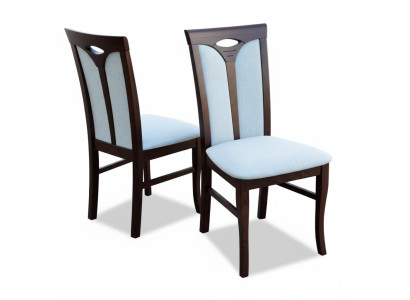 4x set di sedie Chesterfield con imbottitura in pelle per sala da pranzo con schienale alto.