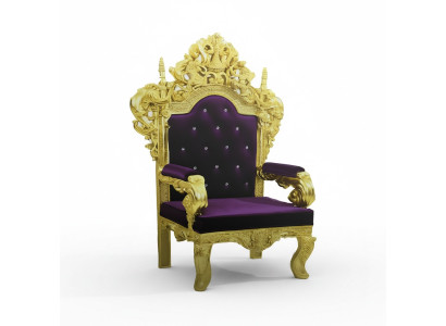 Chesterfield trono poltrona regale velluto imbottito stile antico sedile 1 posto a sedere
