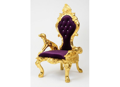 Trono Poltrone Sedie Imbottite Reale Chesterfield Velluto Monoposto Stile Antico
