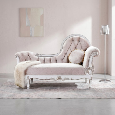 Chaise longue Chesterfield Récamier stile antico nobile divano chaise longue nuovissimo