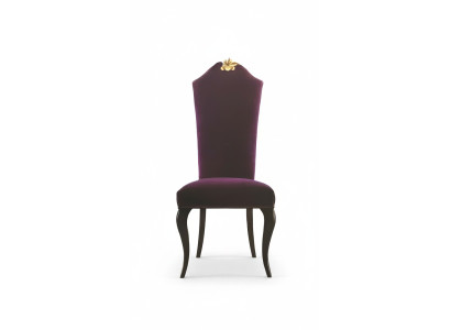 Sedia Trono Poltrona Set Sala da pranzo Design Legno Stile Antico Barocco Rococò