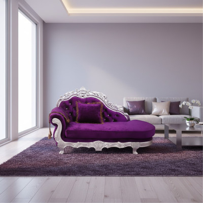 Nobile Chaise Longue Chesterfield in stile antico divano chaise longue nuovo Récamier