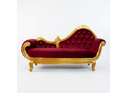 Chaiselongue Letto Relax Divano Poltrona Classico Barocco Rococò Art Nouveau reale  Launge-Chaise Letto Relax Divano Poltrona Classico Barocco Rococò Art Nouveau reale