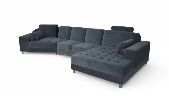 Design divano d'angolo imbottito insieme paesaggio moderno mobili divani divani nuovo