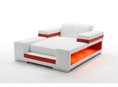 Moderno divano letto in pelle comodo divano poltrona poltrona reclinabile chaise longue.