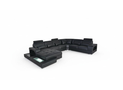 Design in pelle imbottita angolo divano angolare Divani paesaggio Designati abitazioni