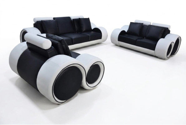 Divano Divano Set completo di cuscini 3+2+1 Divani Divani Designer
