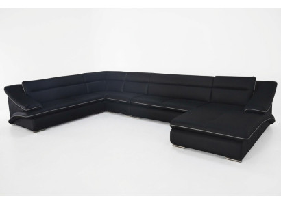 Eck Sofa Divano in pelle Divano d'angolo Divano a forma di L Paesaggio dell'angolo Poltrona Nuovo