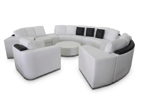 Divano angolare rotondo imbottito XXL Grande Divanetti a forma di XC3XCCX88 rotunda Poltrone Pouf