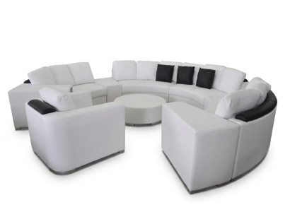Divano angolare rotondo imbottito XXL Grande Divanetti a forma di XC3XCCX88 rotunda Poltrone Pouf