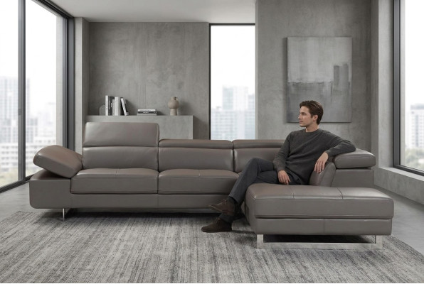 XXL set di sedute designer angolare divano divano a forma di L 965H.