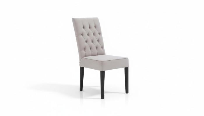 Chesterfield poltrona da braccioli in stile tessile Sedia Imbottita Sedia in Velluto Legno Massello Sedie
