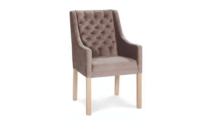Sedia Chesterfield Set Gruppo 2 poltrone Lehnstuhl Sedili imbottiti Velluto Nuovo Sedie