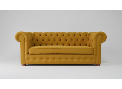 Chesterfield divano a tre posti in velluto con funzione letto estraibile nuovo.