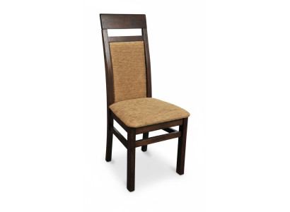 Sedia 2x sedia gruppo set soggiorno sala da pranzo arredamento legno stile tessile nuovo