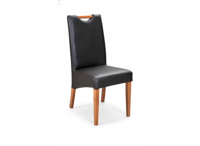 Sedia a sdraio Design Sedia Legno Pelle Imbottita Sala da pranzo Pelle Sedia da ristorante  Sedia a sdraio Design Sedia Legno Pelle Imbottita Sala da pranzo Pelle Sedia da ristorante