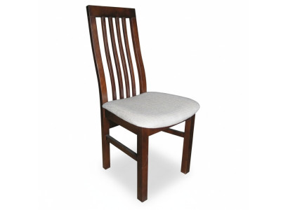 Set 8 sedie in legno massiccio per sala da pranzo con seduta imbottita per ristorazione