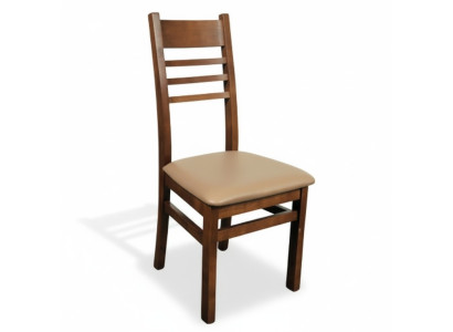 Set di sedie di design 2x poltrone in legno massello Sedie da pranzo Nuove tappezzerie Gastro